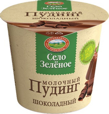 Пудинг Село Зеленое шоколадный 3%, 120г