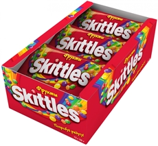 Драже Skittles фрукты, 38г x 12 шт