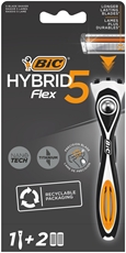 Станок для бритья BIC Flex 5 Hybrid 5 лезвий + 2 кассеты
