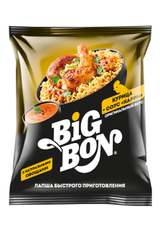 Лапша быстрого приготовления Big Bon Курица + соус карри, 75г