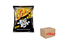 Лапша Big Bon курица и соус карри, 75г x 48 шт