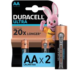 Батарейки DURACELL Ultra Power AA, 2 шт