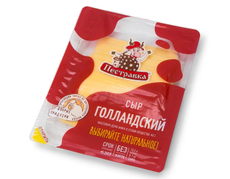 Сыр Пестравка Голландский полутвердый нарезка 45%, 125г