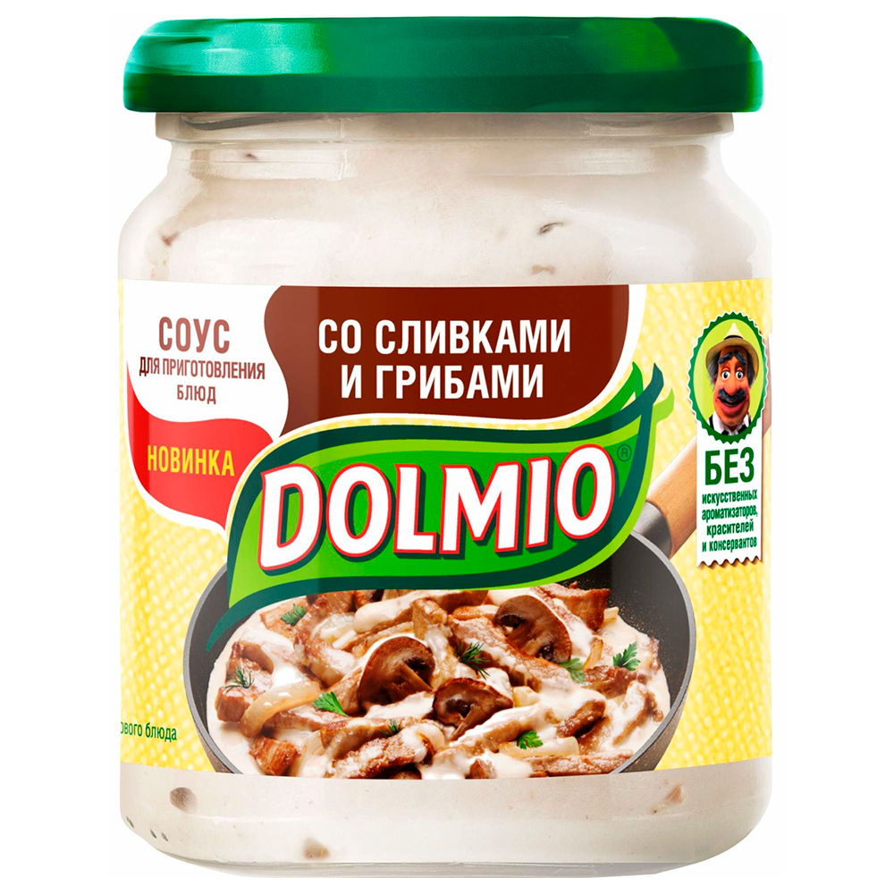 Соус Dolmio со сливками и грибами, 200г купить с доставкой на дом, цены ...