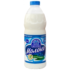Молоко Томское молоко пастеризованное 2.5%, 1.4кг