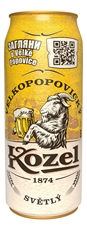 Пиво Velkopopovicky Kozel светлое, 0.45л