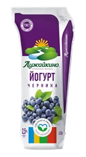 Йогурт Лужайкино черника, 450г