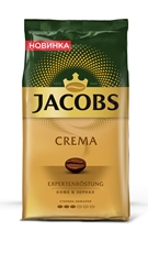 Кофе Jacobs Crema в зернах, 1кг