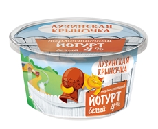 Йогурт Лузинская крыночка термостатный 4%, 200г