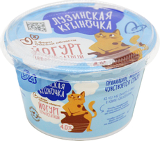 Йогурт Лузинская крыночка термостатный 4%, 200г