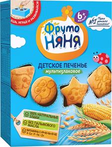 Печенье ФРУТОНЯНЯ мультизлаковое, 150г