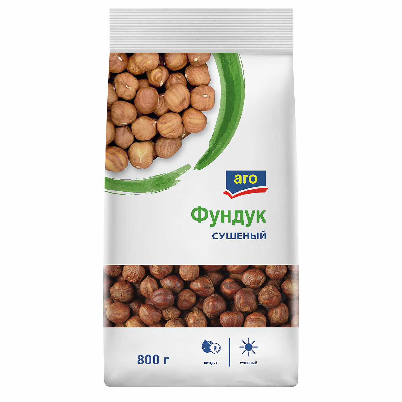 aro Фундук жареный, 800г