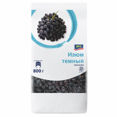 aro Изюм темный без косточек, 800г