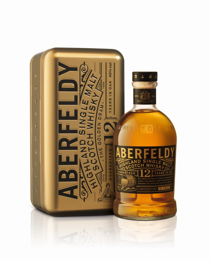 Виски Aberfeldy 12 Years Old в металлическом боксе, 0.7л купить по ...