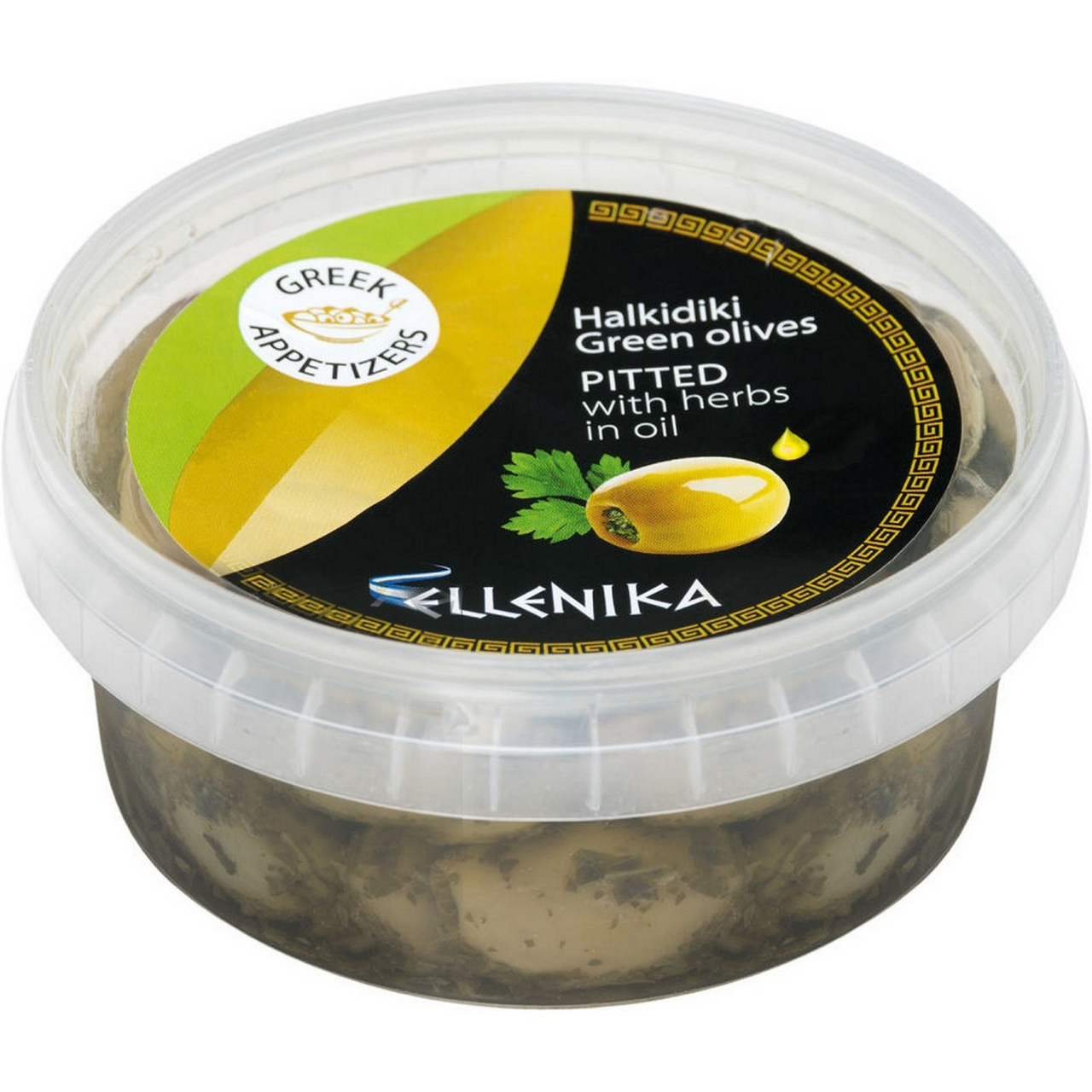 Оливки Ellenika с травами в масле без косточек, 250г купить с доставкой ...