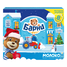 Пирожное Медвежонок Барни бисквитное с молочной начинкой, 240г