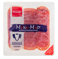 Колбаса Ремит Mixi Mio Ассорти сырокопченое нарезка, 100г