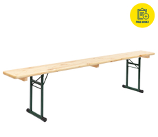 Скамья складная Фотон Брауфест сосна сталь, 220 х 25 х 46см