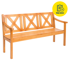 Скамья трехместная Копенгаген Фотон окрашенная 161 х 61 см