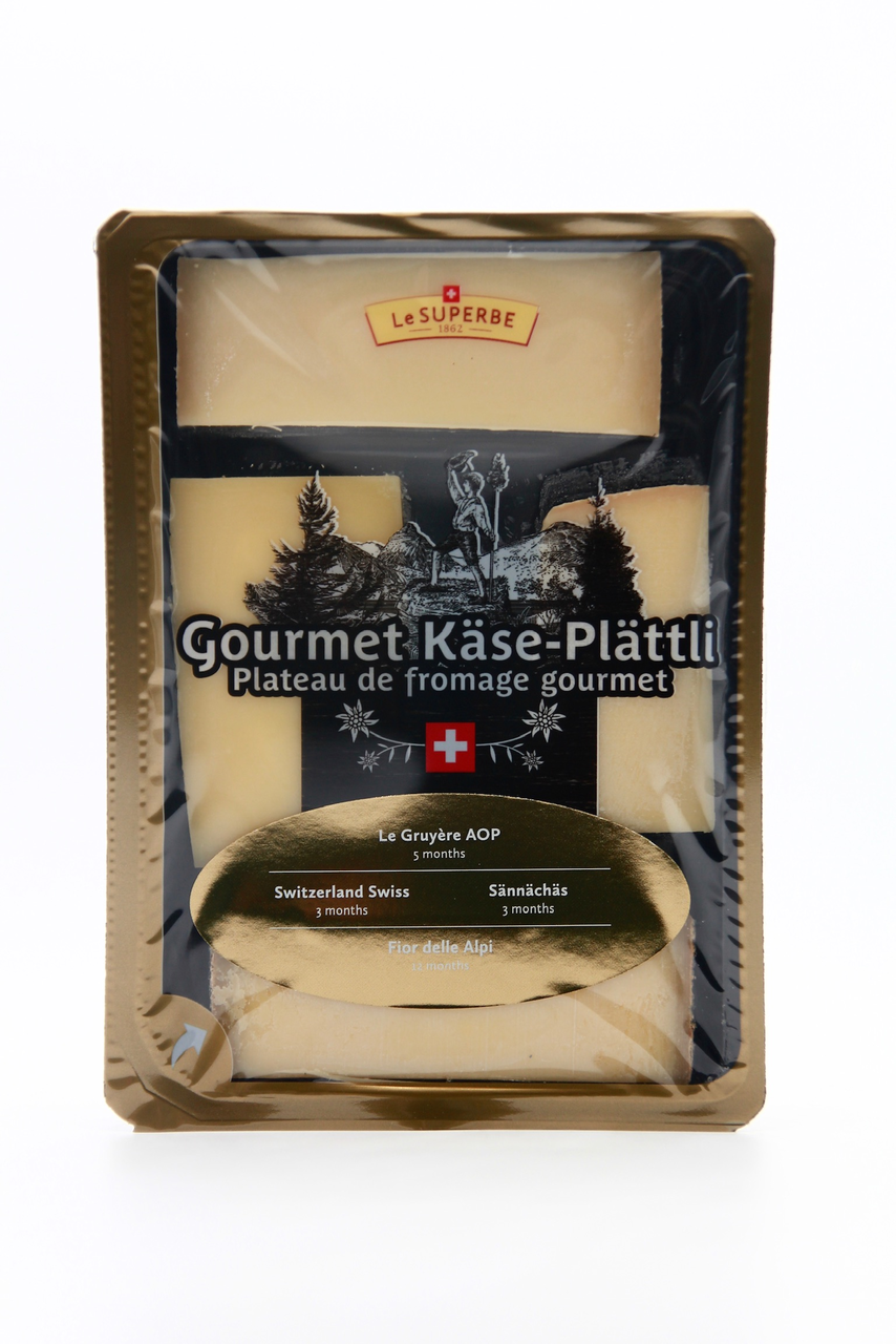 Ассорти швейцарских сыров Le Superbe Gourmet Kase-Platte, 260г купить с  доставкой на дом, цены в интернет-магазине