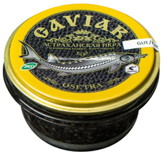 Икра черная русского осетра Астраханская Икра зернистая, 57г