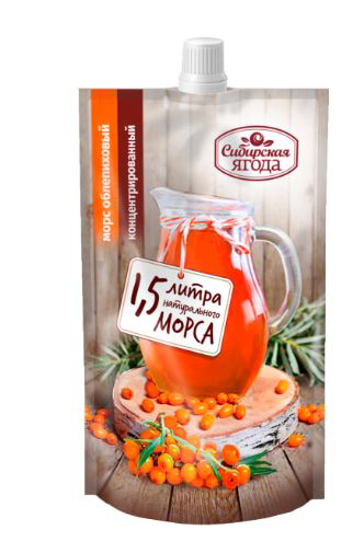 Морс Сибирская ягода облепиховый концентрированный, 200мл