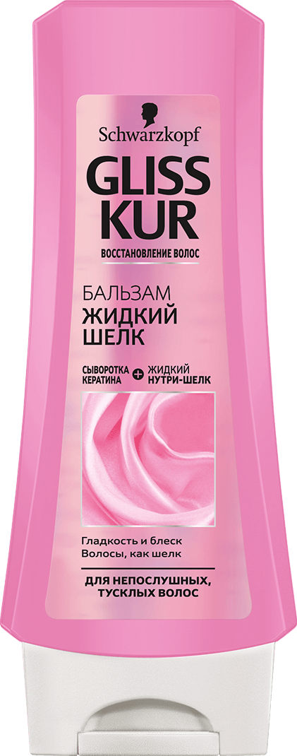 Кондиционер для волос Глисс Кур Жидкий шелк для непослушных тусклых ...