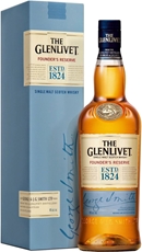 Виски шотландский The Glenlivet Founder's Reserve в подарочной упаковке, 0.5л