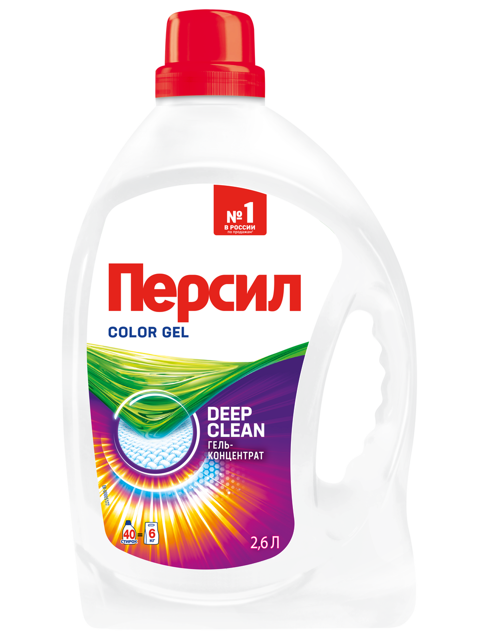 Изображение товара Гель для стирки Персил Color 40 стирок, 2.6л