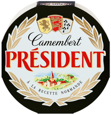 Сыр мягкий President Камамбер с белой плесенью 45%, 125г
