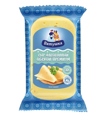 Сыр Вятушка Обской Премиум полутвердый 30%, ~250г