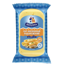 Сыр Вятушка Радонежский полутвердый 30%, ~250г