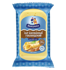 Сыр Вятушка Голландский полутвердый 45%, ~250г