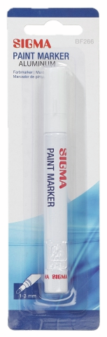 SIGMA Маркер-краска серебряный
