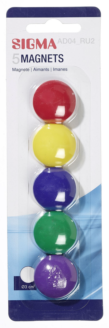 SIGMA Магниты 3см, 5шт