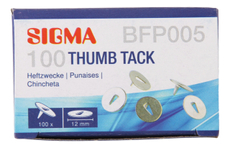 SIGMA Кнопки металлические 12мм, 100шт