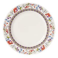 Тарелка десертная Domenik Artesano фарфор цветочный принт, 20см