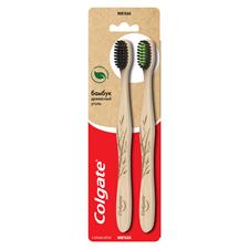 Зубная щетка COLGATE Бамбук, 2 шт.