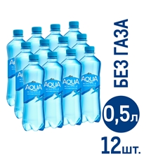 Вода Aqua Minerale питьевая негазированная, 500мл x 12 шт