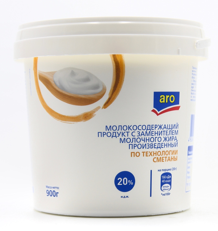 aro Продукт молокосодержащий 20%, 900г