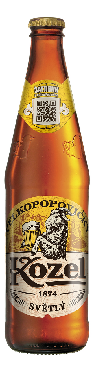 Изображение товара Пиво Velkopopovicky Kozel светлое, 0.45л