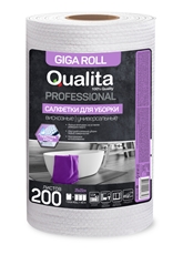 Салфетки Qualita Giga в рулоне 25 x 20см, 200шт