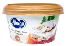 Сыр плавленый Авида с грибами 57%, 140г