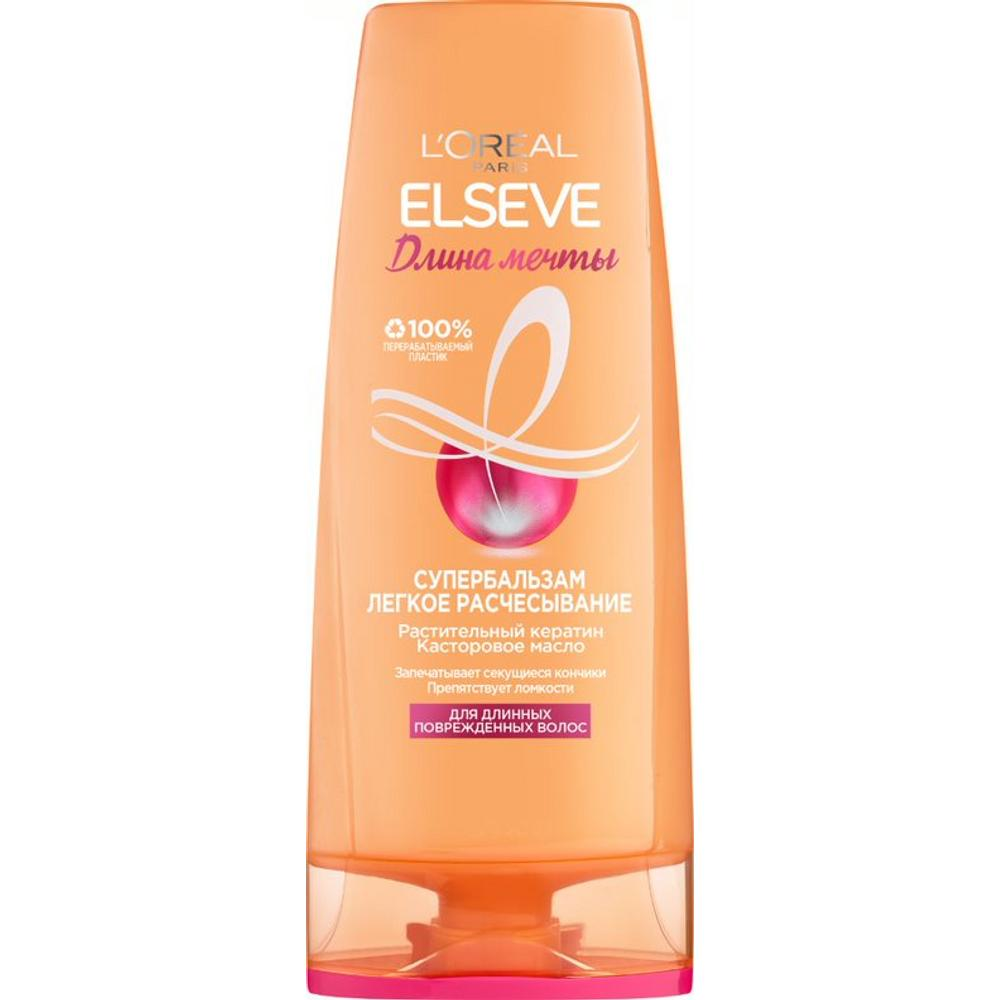 Изображение товара Бальзам для волос L'Oreal Paris Elseve Легкое расчесывание 400мл для длинных поврежденных волос