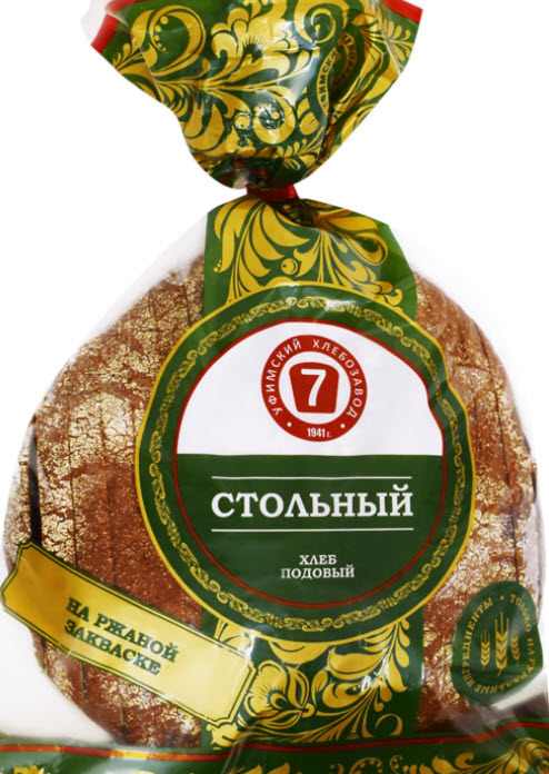 Хлеб Уфимский хлеб Стольный ржано-пшеничный в нарезке, 600г