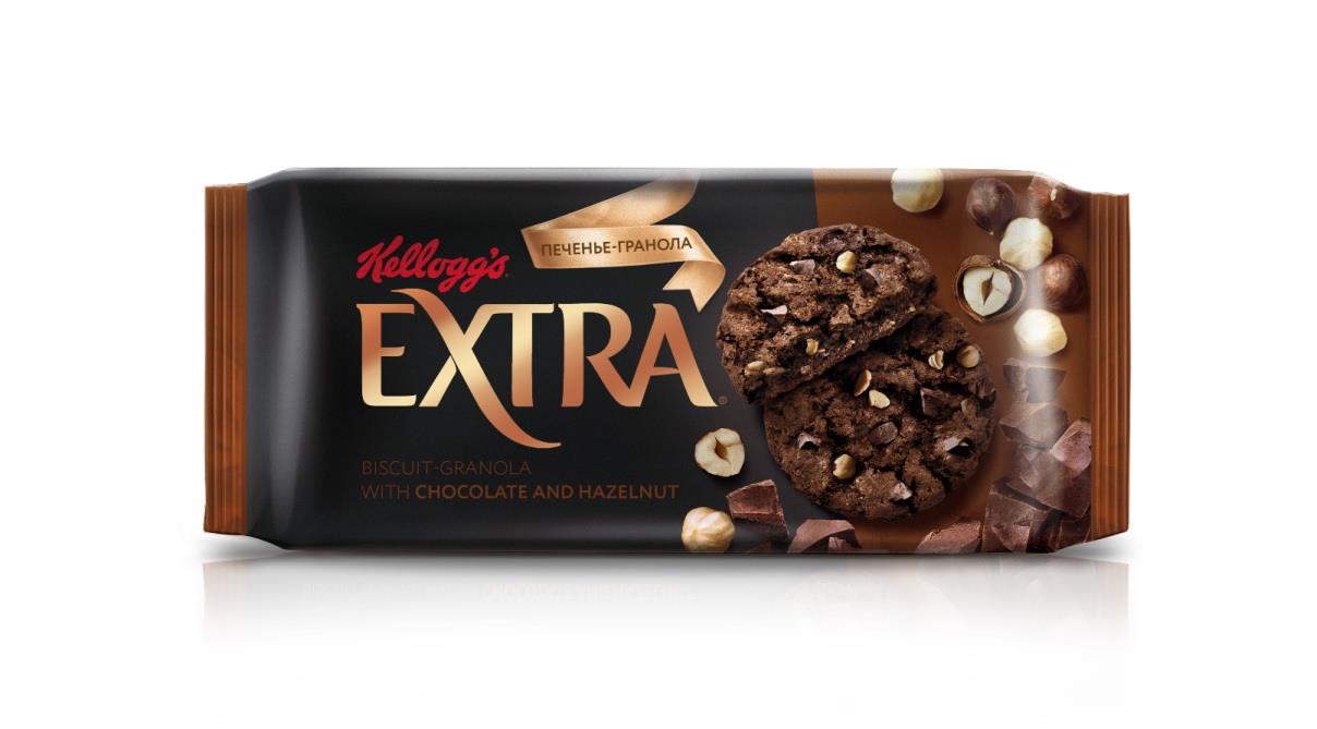 Печенье Гранола с шоколадом и фундуком KELLOGGS, 75 г