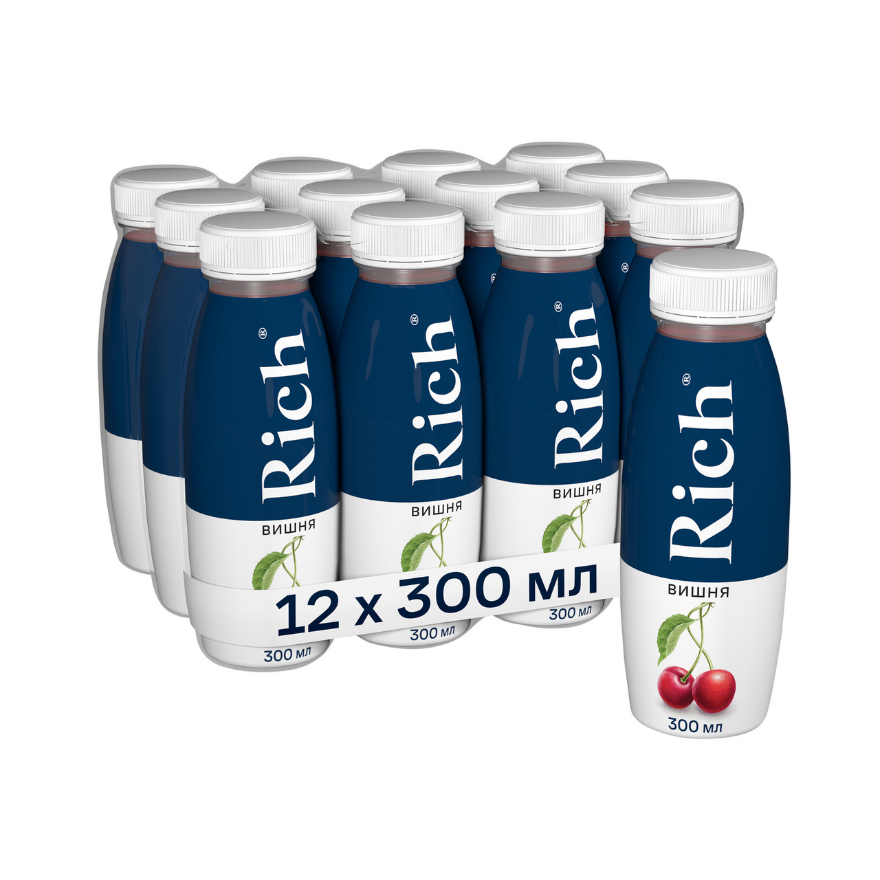 Нектар Rich вишневый, 300мл x 12 шт купить с доставкой на дом, цены в ...