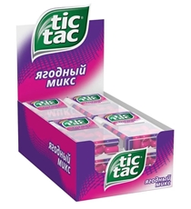 Драже Tic Tac Ягодный микс со вкусом малины и голубики, 16г х 12 шт