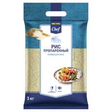 METRO Chef Крупа рис пропаренный, 3кг