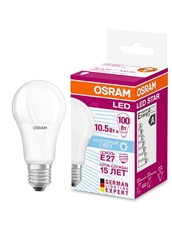 Светодиодная лампа Osram 10.5W E27 матовая холодный белый